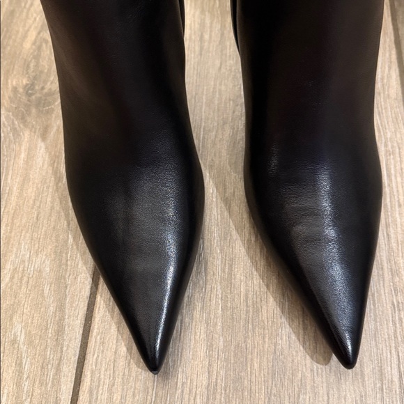 Nine West Gerty black leather Knee High Boots